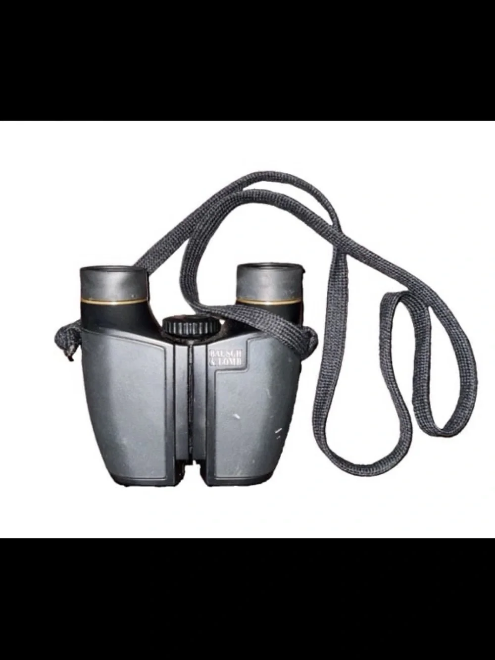 Bausch & Lomb Binoculars 8x Magnification Black with Neck Strap